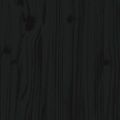 VidaXL 7-dielna barová súprava čierna masívna borovica