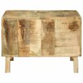 vidaXL Konferenčný stolík Hnedá 50 x 50 x 35 cm Masívne mango drevo