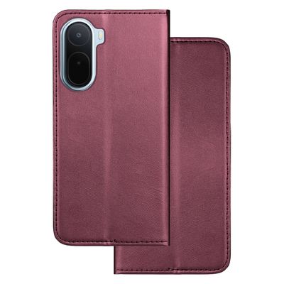 Smart Magnetic case for Xiaomi Redmi A7 Pro burgundy