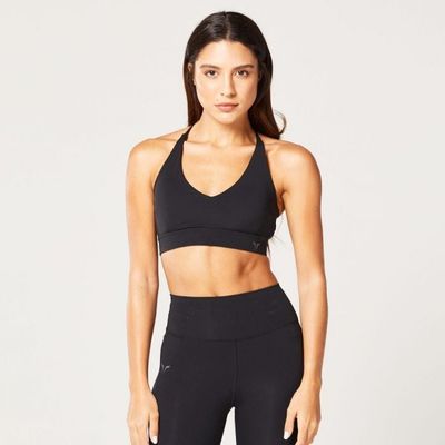 Športová podprsenka Adjustable Plunge Black - SQUATWOLF, veľkosť XS
