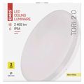 LED prisadené svietidlo TORI, kruhové biele 24W teplá b., IP54