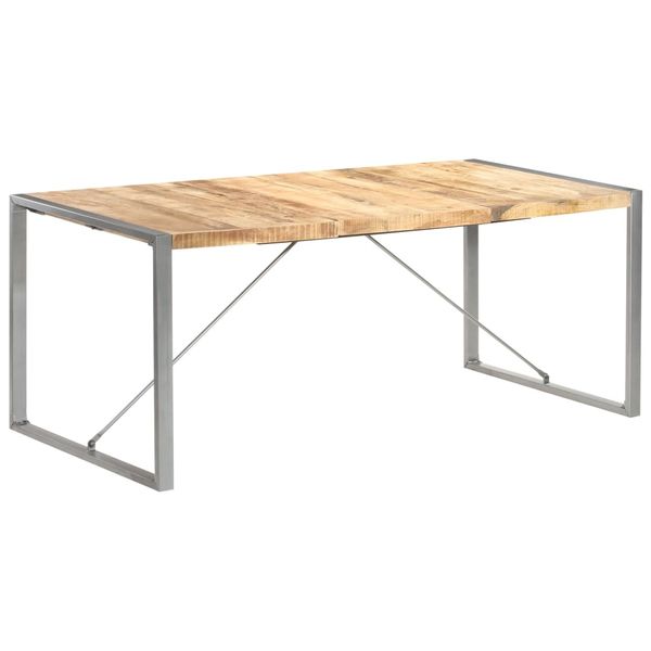 vidaXL Jedálenský stôl 180x90x75 cm masívne surové mangovníkové drevo