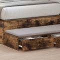 vidaXL Zásuvky pod posteľ Dymová dub 100 x 36,5 x 16,5 cm