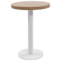 vidaXL Bistro stolík bledohnedý 60 cm MDF