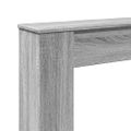 vidaXL Obloženie krbu sivá sonoma 100x20x100 cm kompozitné drevo