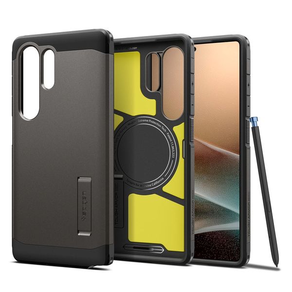Obal Spigen Tough Armor MagSafe pre Samsung Galaxy S25 Ultra Gunmetal