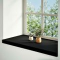 vidaXL Okenný parapet 2 ks hnedočierná 70x40x2 cm dubový masív