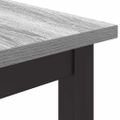 vidaXL stôl Sivý Sonoma 80 x 50 x 76,5 cm Inžinierske drevo a oceľ