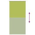 vidaXL Zatemňovacia roleta, listy, zelená, 65x175 cm, šírka látky 60,7 cm, polyester