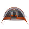 vidaXL Tunelový stan 560 x 395 x 212 cm Šedá a oranžová