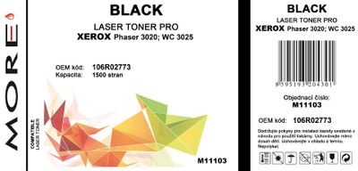 ARMOR MORE toner kompatibilný s Xerox 106R02773, 1500str,čierna/black