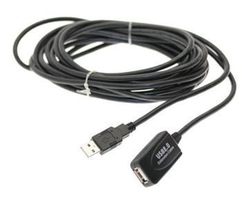 PremiumCord USB 2.0 repeater a predlžovací kábel A/M-A/F 5m