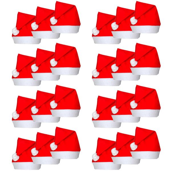 Vianočná čiapka Santa Claus 24 ks