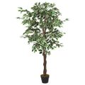 vidaXL Umelý fikusový strom 1008 listov 180 cm zelený