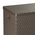 vidaXL Záhradný úložný box, hnedý 120x56x63 cm, PP ratan