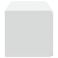 vidaXL Nástenná TV skrinka 59,5 x 31 x 30 cm Biela Kompozitné drevo
