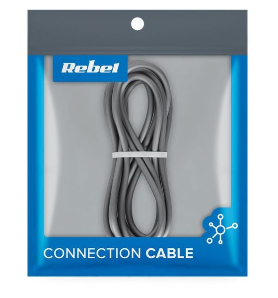 Kábel USB 3.0 Rebel RB-6011-200-B USB-A/USB-C 2m Kábel USB 3.0 Rebel RB-6011-200-B USB-A / USB-C 2m