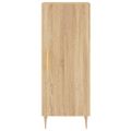 vidaXL Komoda dub sonoma 34,5x34x90 cm spracované drevo