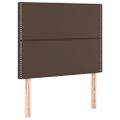 vidaXL Čelo postele hnedé 90x5x118/128 cm umelá koža