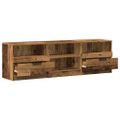 vidaXL TV skrinka Old Wood 150x33,5x45 cm Engineered Wood
