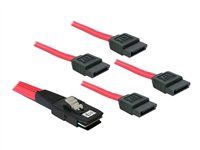 Kábel SATA/SAS – 36 pinov 4i Mini MultiLane (samec) na SATA (samec) – 1 m