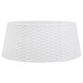 vidaXL Spodný kryt na vianočný stromček biely Ø56x23 cm plast