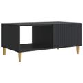 vidaXL Konferenčný stolík Čierna 90 x 50 x 40 cm Kompozitné drevo