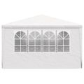 vidaXL Profesionálny párty stan+bočné steny 4x6 m, biely 90 g/m²