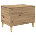 vidaXL Nočný stolík Remeselný dub 60 x 44,5 x 45 cm Kompozitné drevo