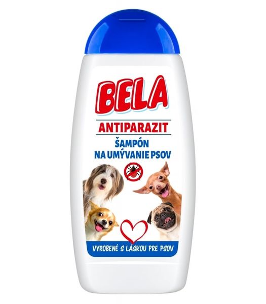 5123 BELA ŠAMPÓN  ANTIPARAZIT na umývanie psov 230 ml
