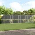 vidaXL Klietka pre sliepky 4 ks Strieborná 800 x 200 x 200 cm