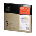 LED stropné svetlo Adviti VITO AD-PL-6514WLZM/CCT DO