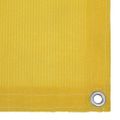 vidaXL Balkónová markíza, žltá 75x400 cm, HDPE