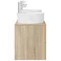 vidaXL Set kabinetov do kúpeľne 3 ks Dub sonoma 49,5 x 44,5 x 65 cm