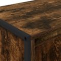 vidaXL TV skrinka 140 x 36 x 49.5 cm Dymová dub Kompozitné drevo