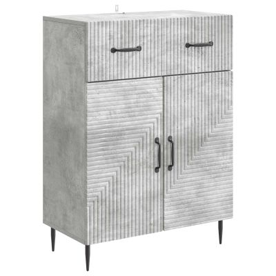 vidaXL Servírovacia skriňa Betónovo sivá 66 x 34,5 x 89,5 cm