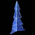 vidaXL Vianočný stromček 240 LED Modrá 180 cm Akryl