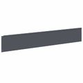 vidaXL Obrubník trávnika 30 ks 100 x 18 cm Oceľ Antracitová