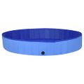 vidaXL Skladací bazén pre psov modrý 200x30 cm PVC