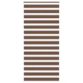 vidaXL Zebra roleta hnedá 100x200 cm šírka látky 95,9 cm polyester