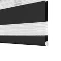 vidaXL Zebrová roleta 70,9x120 cm Šírka látky 66,7 cm čierna