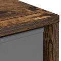 vidaXL Servírovacia skriňa so zásuvkou Dymová dub 25,5 x 22 x 69,5 cm