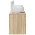 vidaXL Set kabinetov do kúpeľne 3 ks Dub sonoma 49,5 x 35 x 63 cm