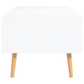 vidaXL Konferenčný stolík, biely 100x49,5x43 cm, kompozitné drevo