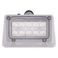 LED solárne svetlo EMOS ZG151S LUNIS s pohybom čidlom, čierne, neutrálne biela
