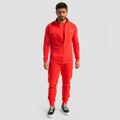 Mikina so zipsom Limitless Hot Red - GymBeam, veľkosť L, veľkosť oblečenia L