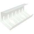 vidaXL Úložný box na káble pod stôl 2 ks Biela 44 x 11,5 x 13,5 cm