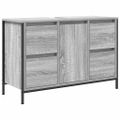 vidaXL skrinka pod umývadlo so zásuvkami sivá sonoma 90x34,5x60 cm