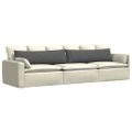 vidaXL Vankúše na pohovku 2 pcs Tmavo šedá 145 x 40 cm