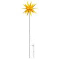 vidaXL Vianočné svetlo so zemným hrotom LED skladacie žlté 57 cm